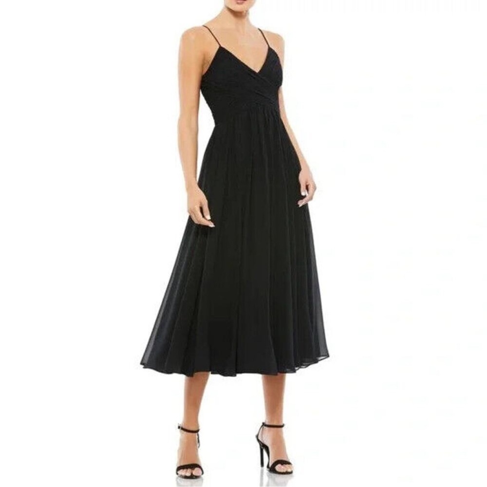 Mac Duggal 70099 Black Dress Large L NWOT